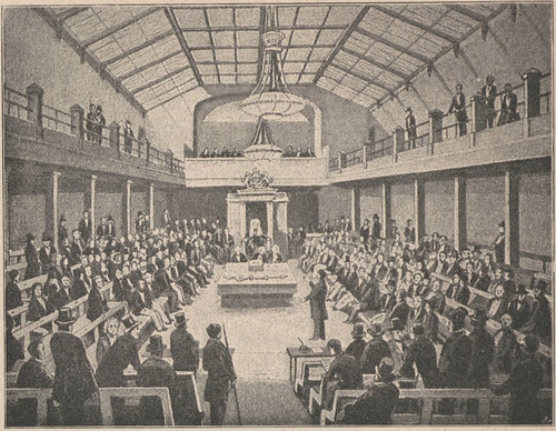 Angielska Izba Gmin w r. 1840.