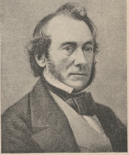 Ryszard Cobden (1804 † 1865). Według sztychu I. D. Pounda.
