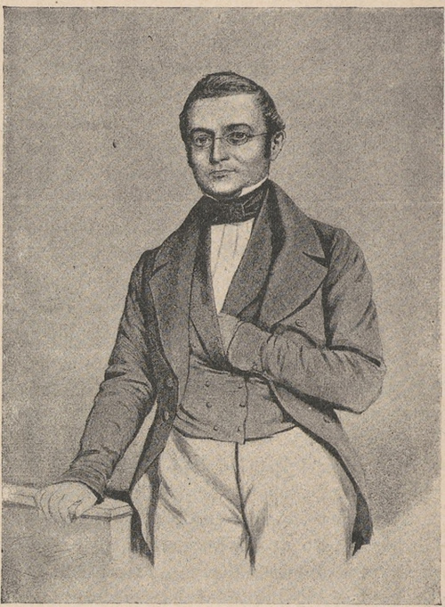 Adolf Thiers (1797 † 1877). Według rysunku A. Adolphe’a.