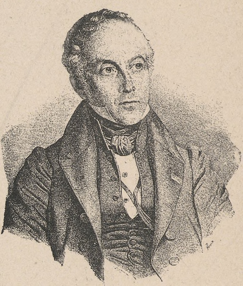 Franciszek Guizot (1787 † 1874). Według rysunku Maurisa.