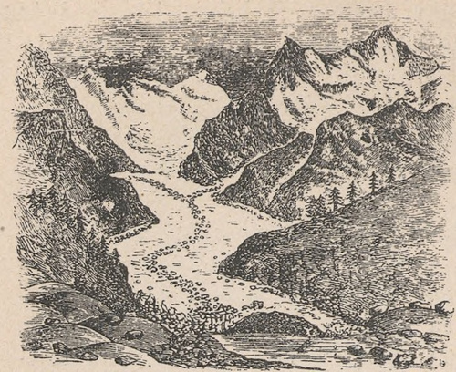 Widok lodowca.