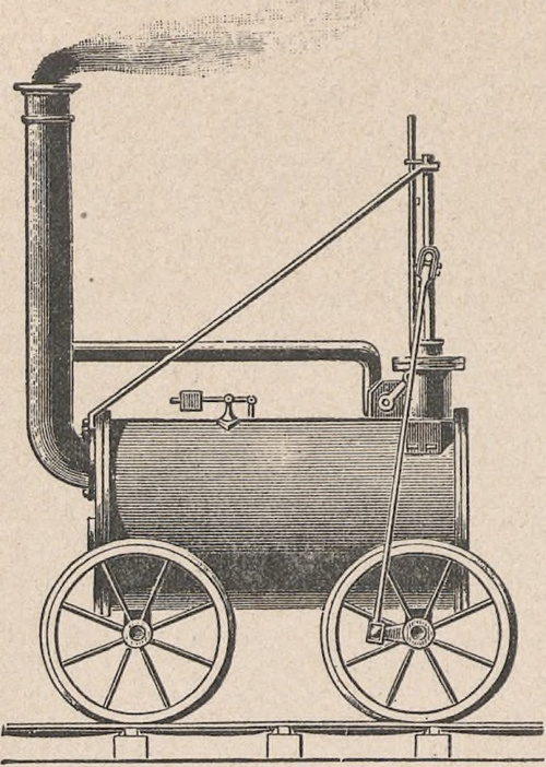 Lokomotywa Trevethika z r. 1804.