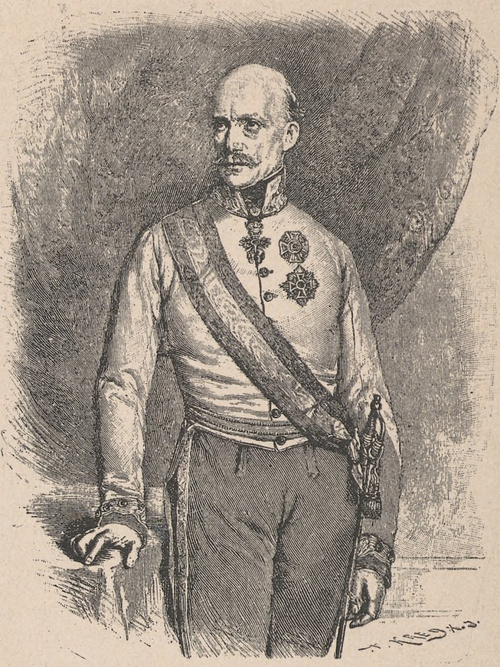 Arcyksiąźe Jan, (1782 † 1859) „Administrator” ces. niemieckiego. Według rysunku Kniehubera.