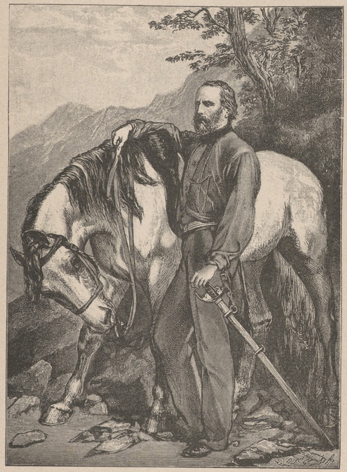 Giuseppe (Józef) Garibaldi (1807 † 1882). Z „Illustrated London News“.
