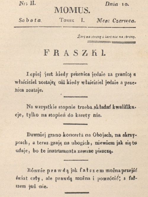 Zmniejszona podobizna „Momusa