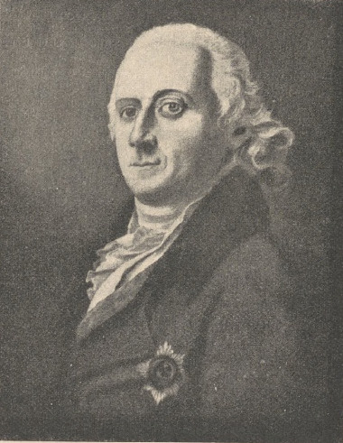 Karol August Hardenberg (1750†1822). Według obrazu H. Schrödera.