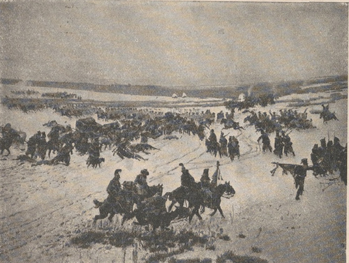 Nad Berezyną. Z panoramy W. Kossaka, J. Fałata.