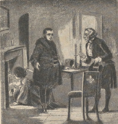 Napoleon w hotelu Angielskim. Kopia ze starego drzew rytu w „Tygodn. Illustr.”