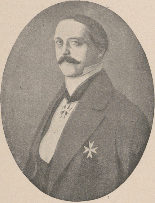 Otto Bismarck w roku 1856 (1815 † 1893).