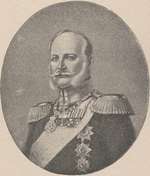 Ks. Wilhelm jako regent pruski (1797 † 1888). Według rysunku z roku 1859.