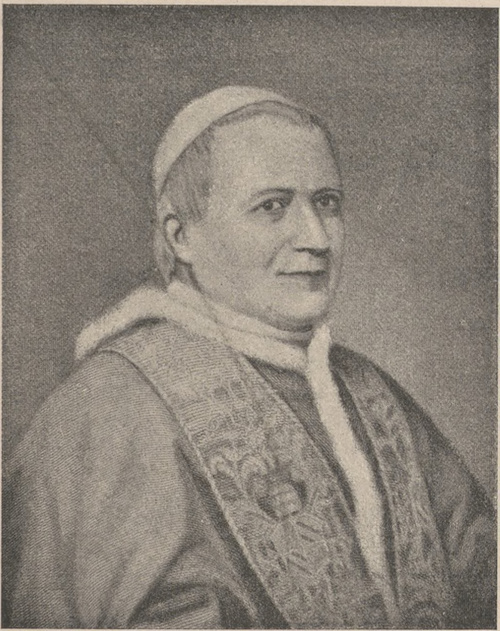 Papież Pius IX (1792 † 1878).