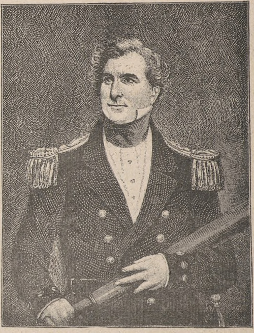 James Clark Ross (1800 † 1862). Według współczesnego miedziorytu.