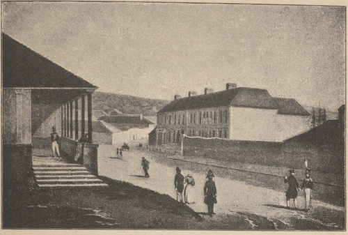 Ulica w Sidney w r. 1830.