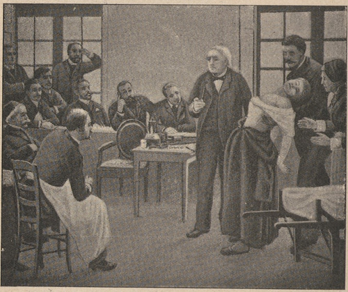  W klinice psychiatrycznej prof. Charcot., dr. Baliński.