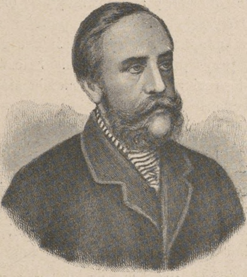 Fryderyk VIII Augustenburski (1829 † 1880) książę Szlezwiku i Holsztynu. Według litografii G. Fischera.