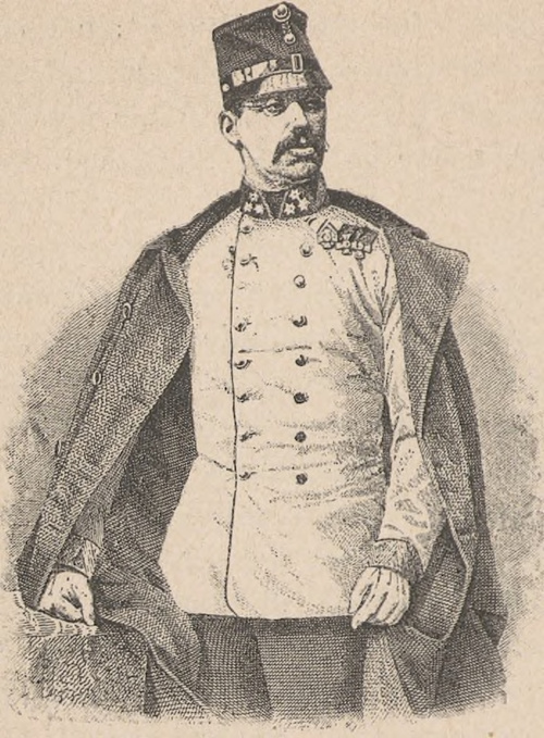 Arcyksiążę Albrecht (1817 † 1895). Według sztychu Wegera.