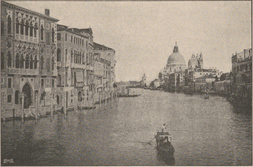 Wenecya. Kanał Wielki i kościół S. M. della Salute.