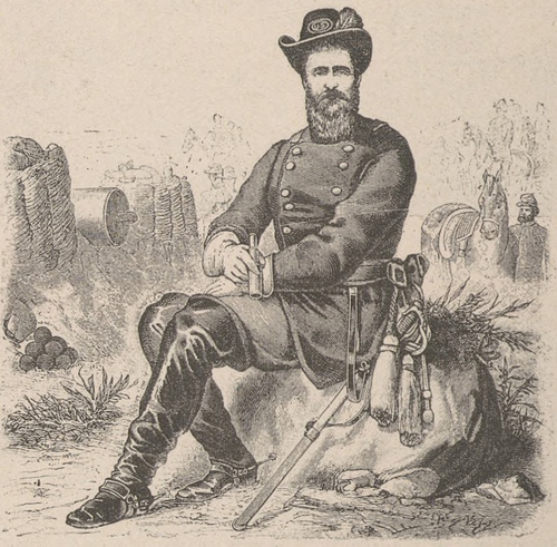 Gen. Ulisses Grant (1822 † 1885). Według fotografii.