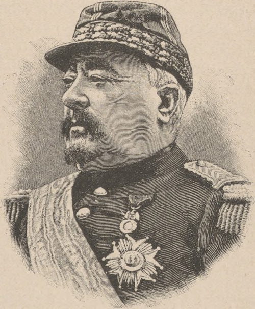 Gen. Achilles Bazaine (1811 † 1888). Według fotografii.