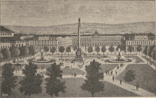 Stuttgart. Plac zamkowy.