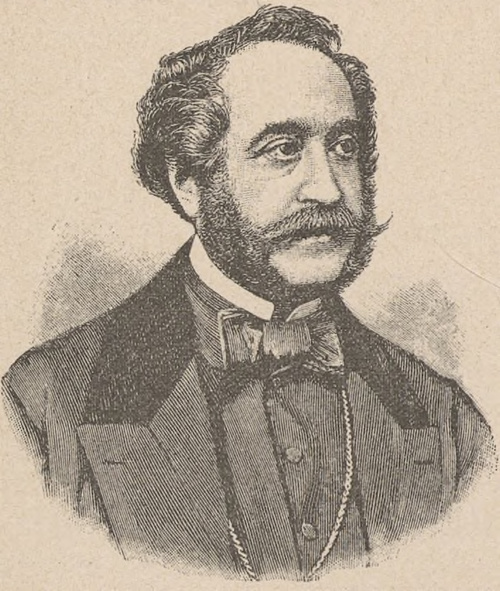 Ks. Gramont (1819 † 1880). Według fotografii.