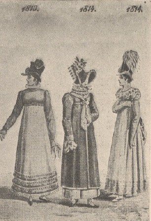 Mody z roku 1813—1814.