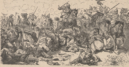 Walka konnicy pod Mars la Tour, dnia 16 sierpnia r. 1870.