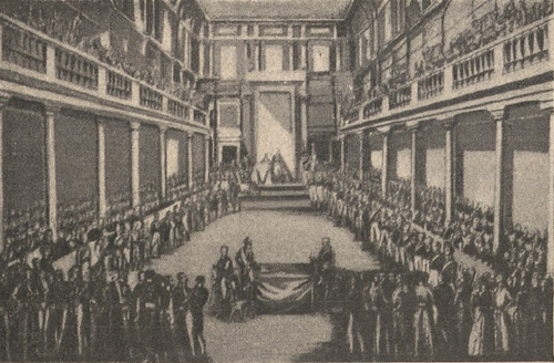 M. Stachowicz. Otwarcie pierwszego sejmu Król. Polskiego w r. 1818 w Warszawie. Z „Tygodnika Illustrowanego