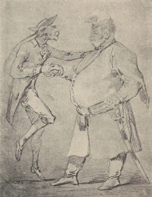 Aleksander Orłowski. Szkic. W posiadaniu dr. Perkowskiego.