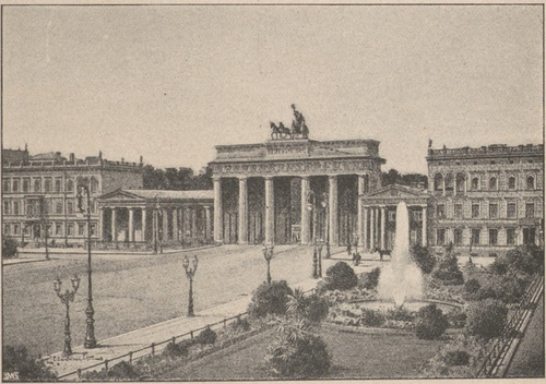 Berlin. Plac Paryski i Brama Brandenburska.