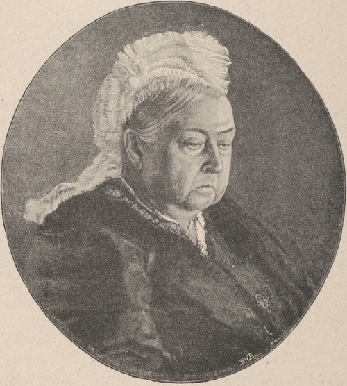 Królowa Anglii, cesarzowa Indyi Wiktorya (1819—1837 † 1901).