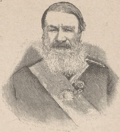 Gen. Piotr Joubert (1834 † 1900). Wódz naczelny w Transwaalu.