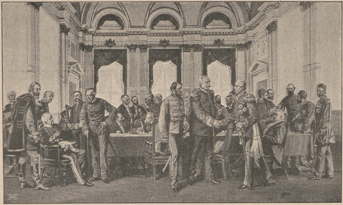 Kongres berliński w r. 1878. Według obrazu A. Wernera.