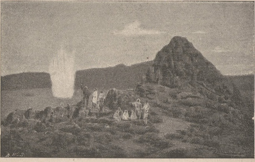 Główny krater wulkanu Kirunga w Afryce.