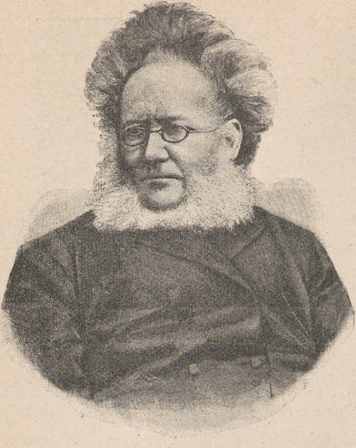 Henryk Ibsen (ur. r. 1828).