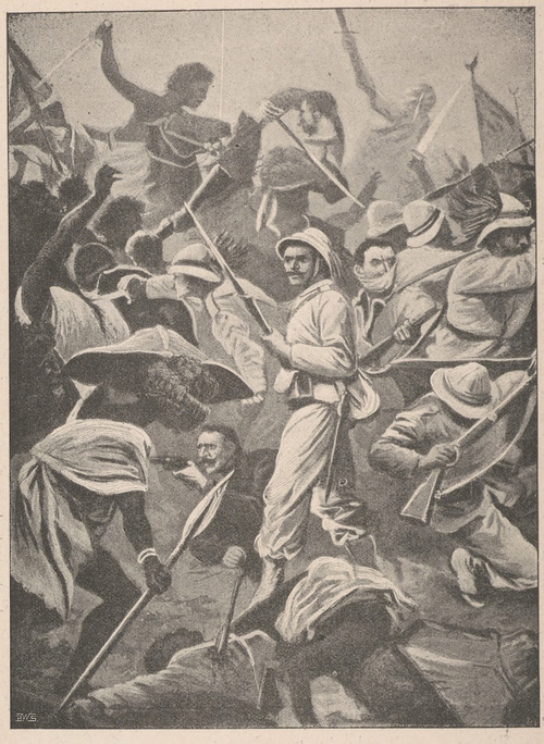 Epizod z wojny włosko-abisyńskiej w r. 1896.