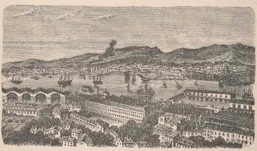 Port w Toulonie.