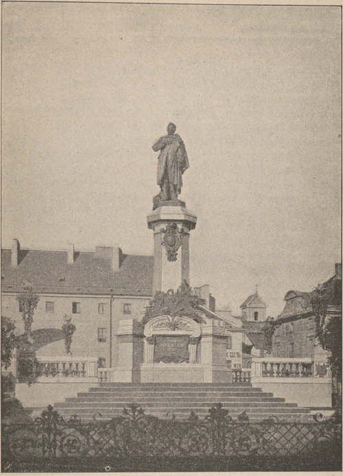 Pomnik Mickiewicza w Warszawie.