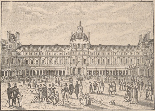 Wystawa w Paryżu w r. 1801. Według ryciny współczesnej.