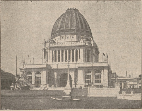 Wystawa wszechświatowa w Chicago w r. 1893. Pawilon administracyi.