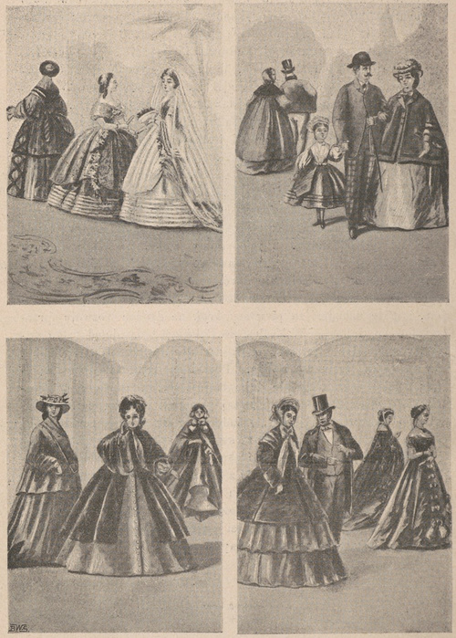 Mody od r. 1857 do 1867.