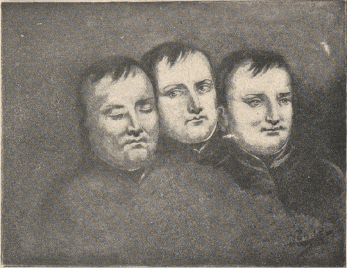 Napoleon w teatrze według rysunku Girodeta.
