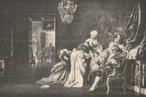 Ludwik XVI i Marya Antonina. Obraz G. Benczura.