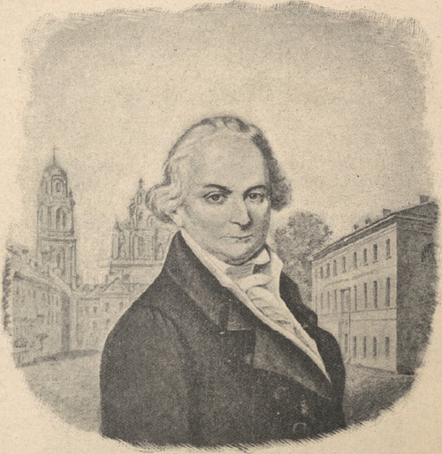 Jędrzej Śniadecki (1768-1858) ze zbiorów Wileńskiego Tow. Lekarskiego.