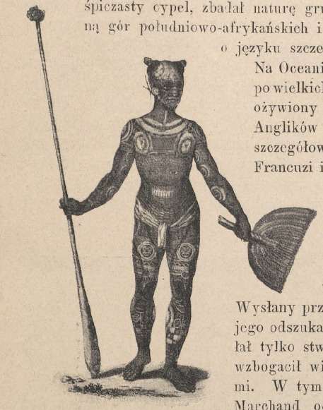 Mieszkaniec wyspy Nukahiwa, z dzieła Langadorfła.