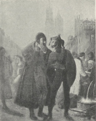 108. STAŃCZYK UDAJĄCY BÓL ZĘBÓW (1856). Wł.: Dr J. Muczkowski, Kraków.