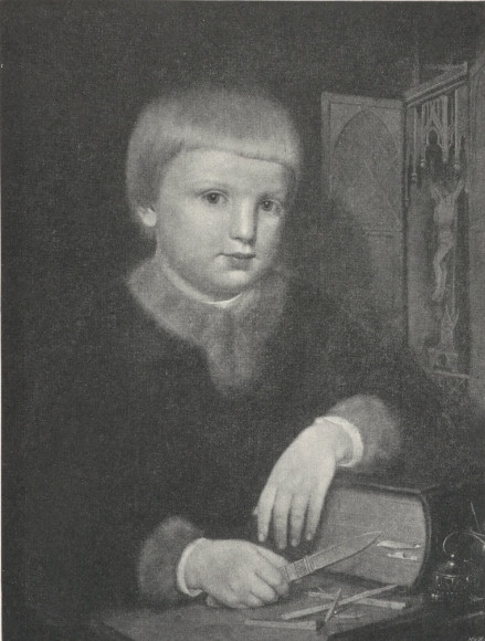 109. WIT STWOSZ JAKO DZIECKO (1855) Wł.: Piotr Hr. Dunin-Borkowski, Lwów.