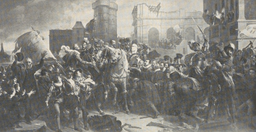 10. FR. GERARD: WJAZD HENRYKA IV DO PARYŻA. Versailles.