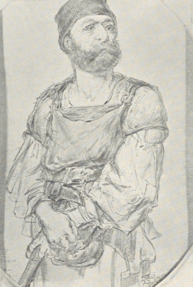 135. PŁATNERZ Z XV W. (1862). RYS. OŁ. WŁ: Rodzina E. Reichera, Warszawa.