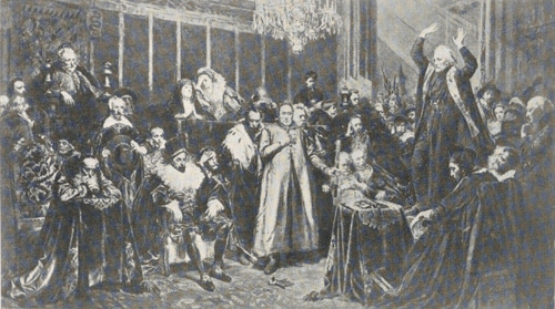 141. KAZANIE SKARGI (1864). Wł.: Maurycy hr. Zamoyski, Warszawa.